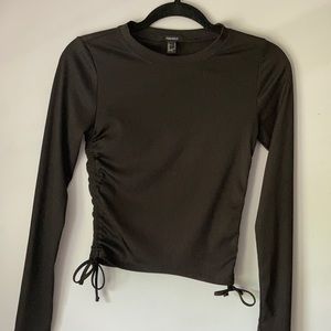 Forever 21 Black Long Sleeve Top